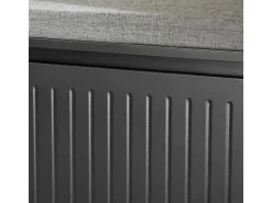 SoBuy Schuhbank mit Sitzfläche Schmal Schuhregal für Flur 80x45x26cm Schwarz FSR98-L-SCH