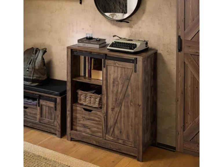 SoBuy Sideboard Kommode Schuhschrank Küchenschrank Flurschrank FSB59-N