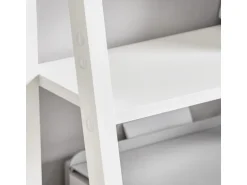 SoBuy Wandregal Leiterregal Standregal Bücherregal Weiß FRG61-W