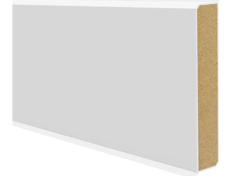 Sockelleiste Cubu flex life 60 Weiß 13 mm x 60 mm Länge 2500 mm