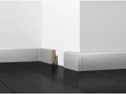 Sockelleiste White&Black Cubica Weißglanz 40 mm x 18 mm Länge 2400 mm