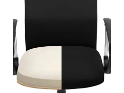 Songmics Bürostuhl Ergonomisch Höhenverstellbar Neigbar Schwarz