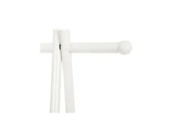 Songmics Kleiderständer 2 Ablagen 40 cm x 87,5 cm x 155 cm Weiß