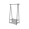 Songmics Kleiderständer 2 Ablagen 155,7 cm x 87,8 cm x 41,6 cm Schwarz