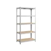 Songmics Lagerregal 50 cm x 100 cm x 200 cm Silber