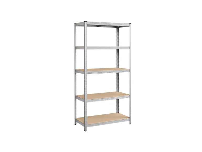 Songmics Lagerregal 50 cm x 100 cm x 200 cm Silber