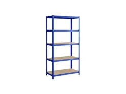 Songmics Lagerregal 50 cm x 100 cm x 200 cm Blau