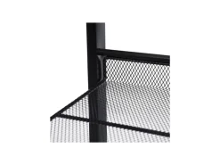 Songmics Schuhregal 3 Ebenen 74 cm x 62,8 cm x 30,7 cm Schwarz