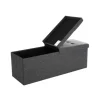 Songmics Sitzbank mit Stauraum 38 cm x 110 cm x 38 cm Dunkelgrau