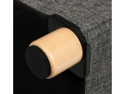 Songmics Sitzhocker mit Stauraum 38 cm x 38 cm x 40 cm Grau