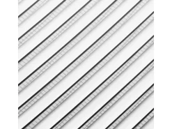 SOTECH Aluminium-Lüftungsgitter 250 x 250 mm Weiß Aufschraubbar mit Insektenschutz