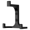 SOTECH Garderobenhaken QUADRATO Höhe 81 mm x Breite 70 mm Schwarz Matt Aus Zinkdruckguss