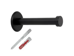 SOTECH Garderobenhaken TALEA Ø10 mm Ø15 mm Länge 70 mm Edelstahl Schwarz Matt