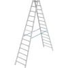 Stabilo Sprossen-Doppelleiter 2 x 14 Sprossen