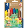 Staedtler® Wachsmalkreiden Noris junior mit Etui 6 Stück