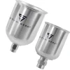 Stahlwerk Alu Lackierbecher Set / Fließbecher 125 ml und 600 ml Farbbecher