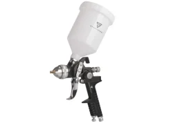 STAHLWERK HVLP Lackierpistole SG-600 ST mit 14 mm Düse und 600 ml Fließbecher