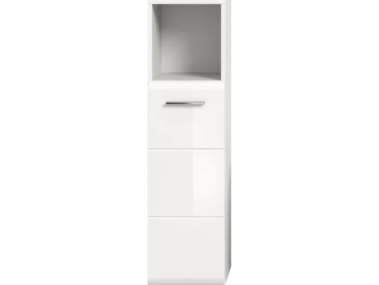 Standschrank Ice 30 cm x 110 cm x 30 cm Weiß-Weiß