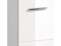 Standschrank Ice 30 cm x 110 cm x 30 cm Weiß-Weiß
