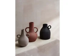 Steingut-Vase Ancient Secrets 13,5 cm x 12,7 cm x 20,2 cm Terrakotta