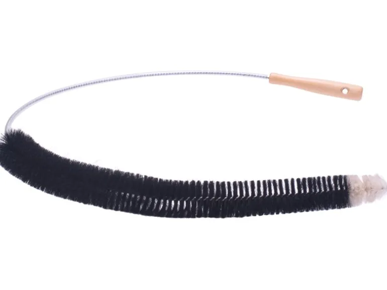 Steuber Heizkörperbürste mit Ziegenhaar Borsten 120 cm Schwarz