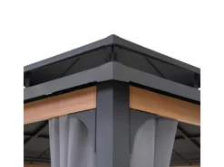 Sunjoy Vorhang für Zedernholz Gazebo 300 cm x 300 cm