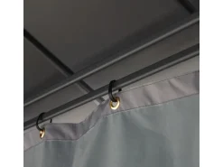 Sunjoy Vorhang für Zedernholz Gazebo 300 cm x 300 cm