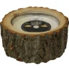 Sunny Garden Holz-Baumscheibe mit Kerze Ø 16 cm x 7,5 cm
