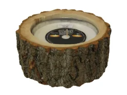 Sunny Garden Holz-Baumscheibe mit Kerze Ø 16 cm x 7,5 cm