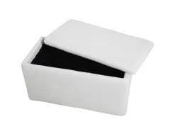 Svita Leaf Sitzbank Hocker Mit Stauraum Aufbewahrungsbox Mit Deckel Weiß