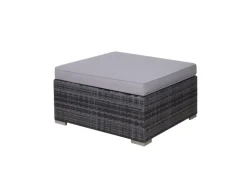 Svita Lugano Polyrattan Lounge Gartenmöbel Set Gartenlounge Gartensofa Grau
