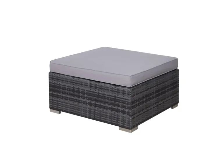 Svita Lugano Polyrattan Lounge Gartenmöbel Set Gartenlounge Gartensofa Grau
