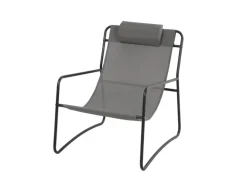 Svita Sveio 2er Set Outdoor Relaxsessel Gartenstuhl Mit Kissen Liegestuhl Dunkelgrau