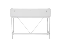 Svita Valeo Konsolentisch Schmal Mit Ablage Standregal Flurtisch Mit Schublade Weiß