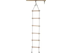 SwingKing Strickleiter mit 6 Holz-Sprossen