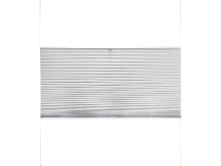 Tageslicht-Spannplissee Valeria 120 cm x 130 cm Hellgrau