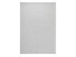 Tageslicht-Spannplissee Valeria 90 cm x 130 cm Hellgrau