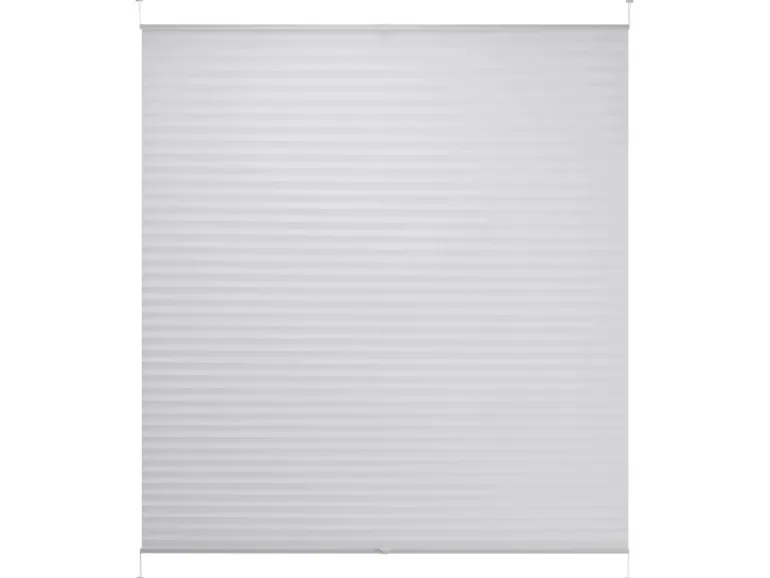 Tageslicht-Spannplissee Valeria 120 cm x 130 cm Weiß