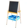 Teamson Kids Little Artist Vangogh Zweiseitige Staffelei mit Aufbewahrung