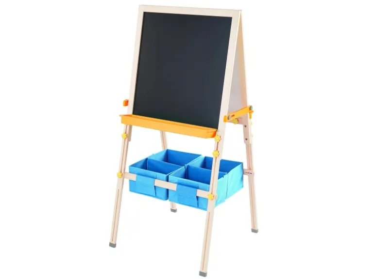 Teamson Kids Little Artist Vangogh Zweiseitige Staffelei mit Aufbewahrung
