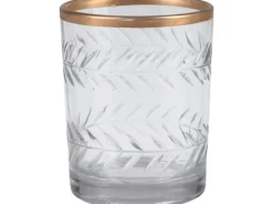 Teelichthalter Desert Flower Glas 9,5 cm x Ø 7,6 cm Klar