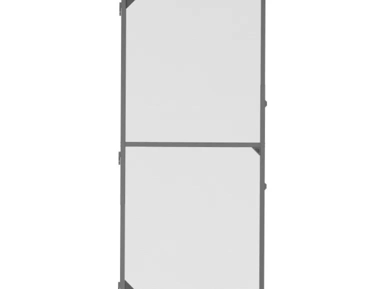 Teleskop Insektenschutzrahmen Tür 100 cm x 210 cm Anthrazit