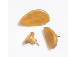 Terra Home Wandhaken Design Eiche 3er Set