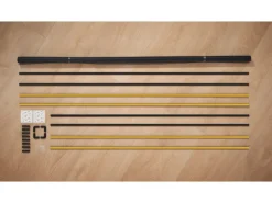 tesa® Insect Stop Insektenschutz Anklipsrahmen für Fenster 1,00 m x 1,20 m