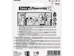 tesa Powerstrips Vario-Gardinenhaken Weiß