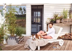 tesa® Selbstschließender Magnetvorhang 1,00 m x 2,20 m Anthrazit