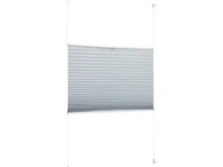 Thermo-Spannplissee Toledo 90 cm x 130 cm Hellgrau