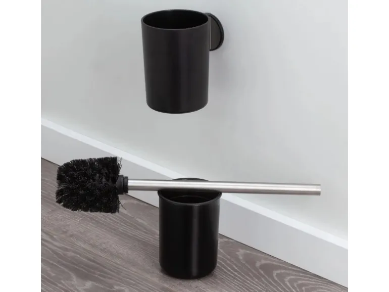 Tiger Toilettenbürste Tune mit Halter Edelstahl gebürstet-Schwarz