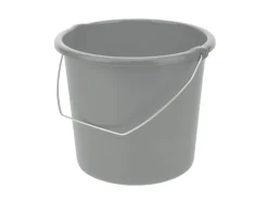 Tontarelli Eimer Cover Line mit Metallbügel 10 l Nordic Grey