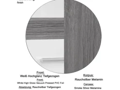 Trendteam Kommode Set-One 80 cm x 31 cm x 37 cm Weiß FSC®
